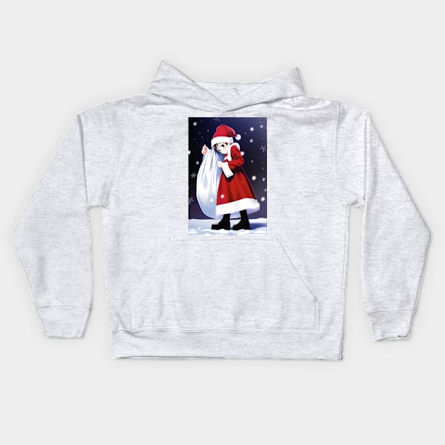 Santa Loli Kids Hoodie by Tazlo